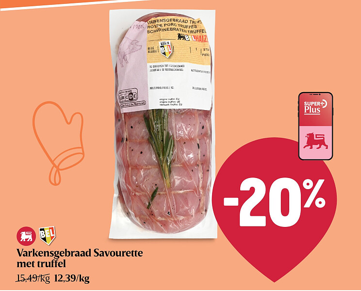 Varkensgebraad Savourette met truffel