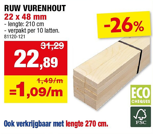 RUW VURENHOUT 22 x 48 mm