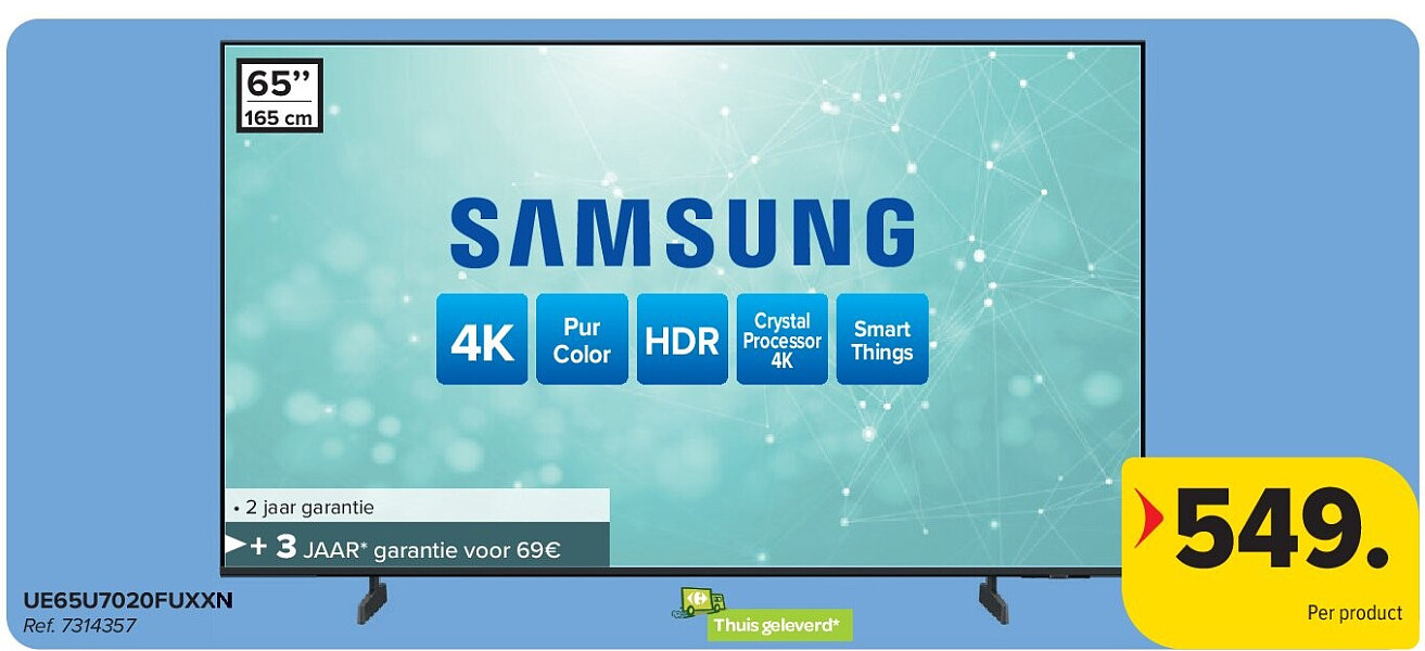 SAMSUNG UE65U7020FUXXN 4K TV