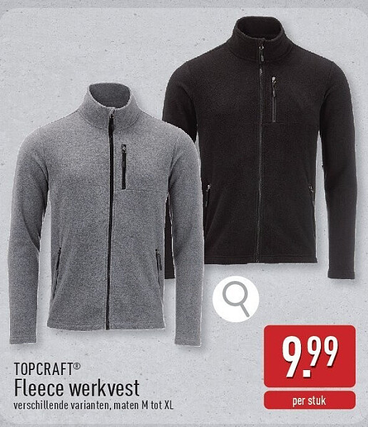 Fleece werkvest