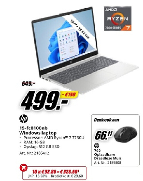 HP 15-fc0100nb Windows laptop