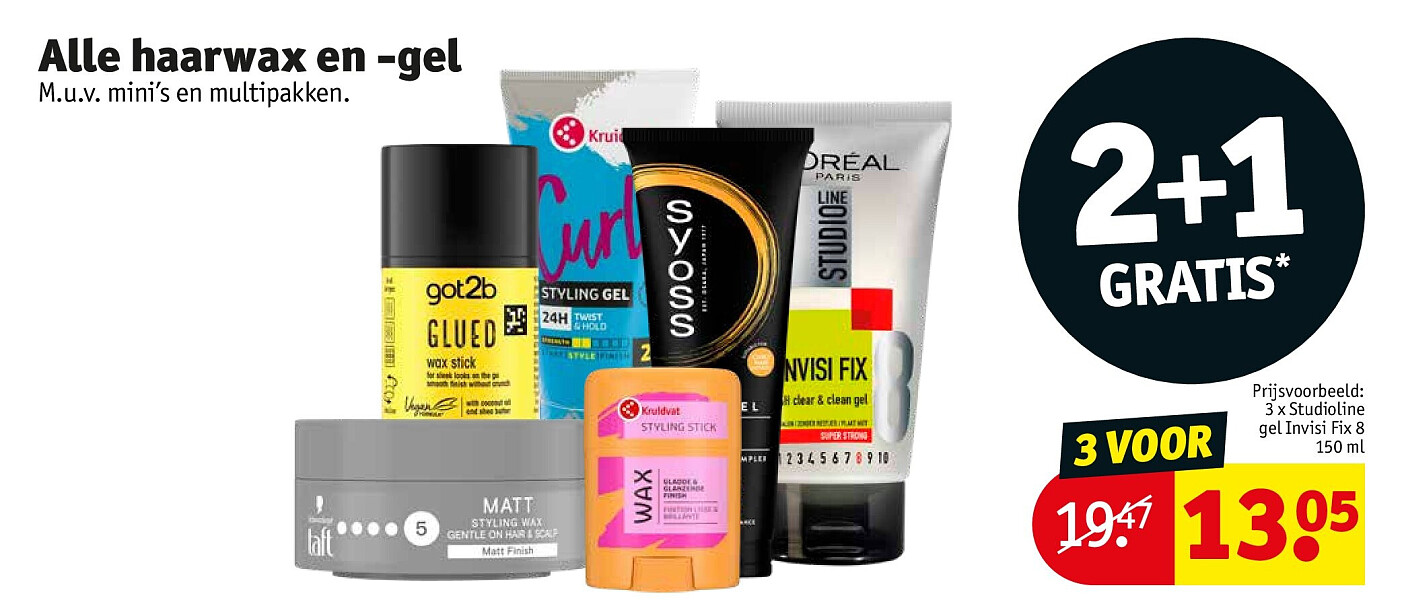 Alle haarwax en -gel