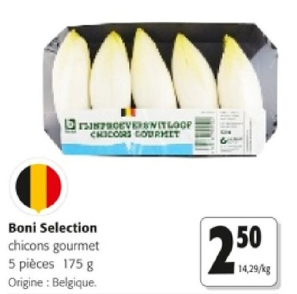 Boni Selection chicons gourmet