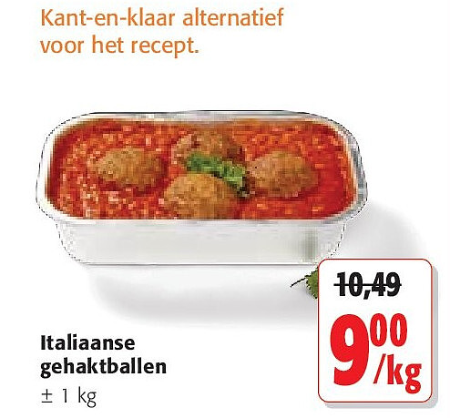 Italiaanse gehaktballen