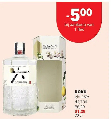 ROKU gin 43%