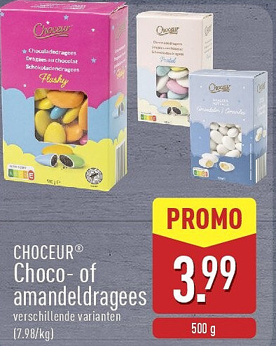 Choco- of amandeldragees