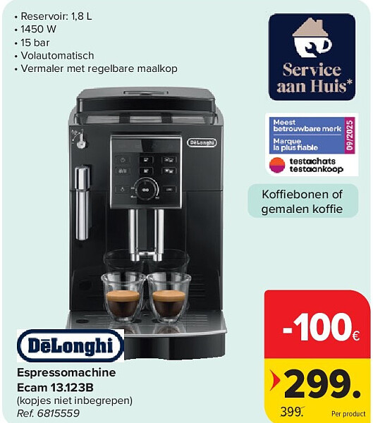 Espressomachine Ecam 13.123B