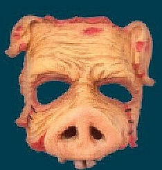 Half masker varken bloed
