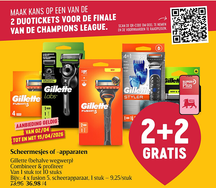 Scheermesjes of -apparaten