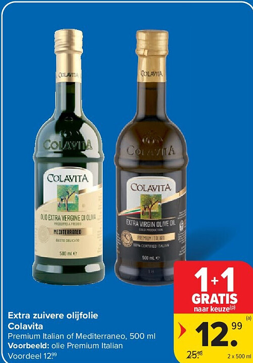Extra zuivere olijfolie Colavita