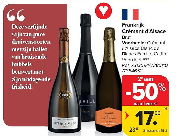 Frankrijk Crémant d’Alsace