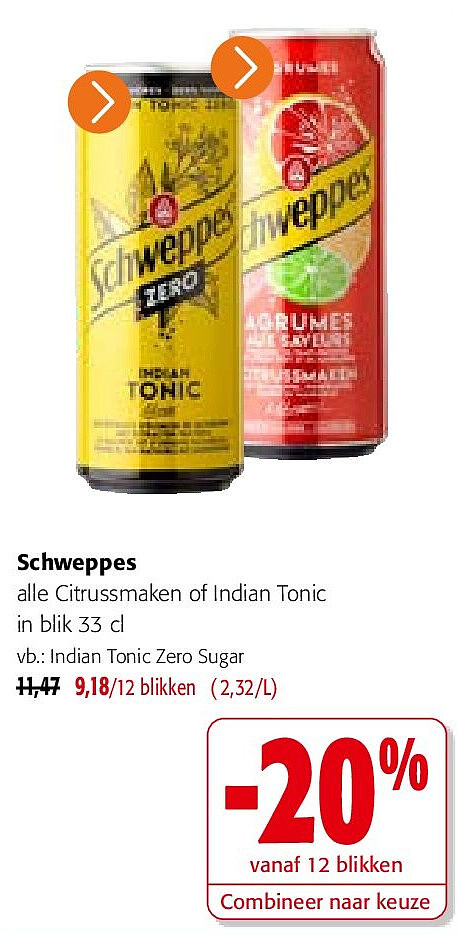 Schweppes Indian Tonic Zero Sugar