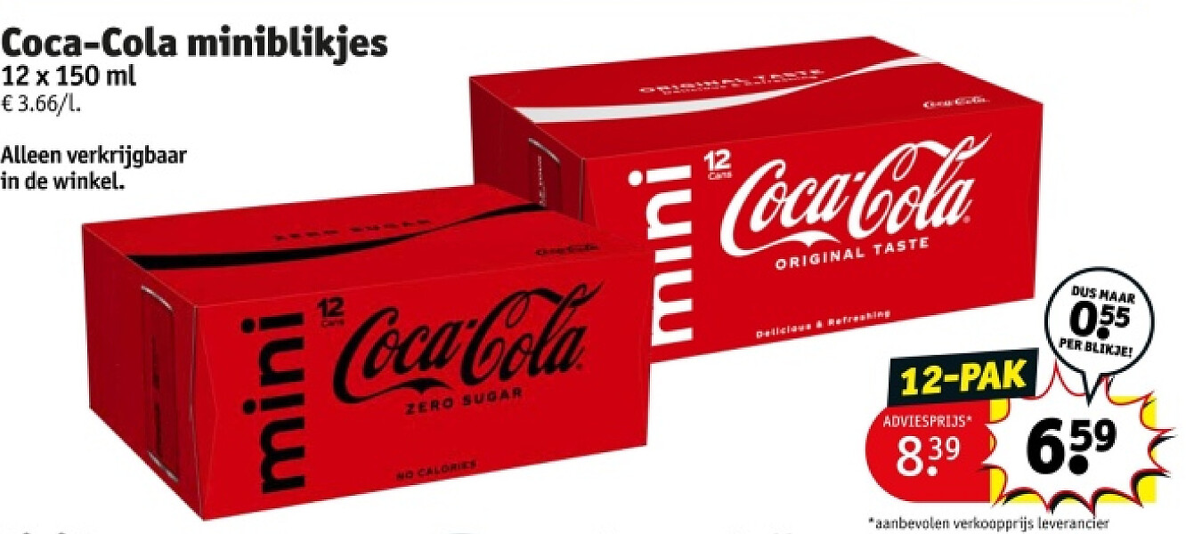 Coca-Cola miniblikjes