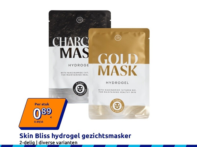 Skin Bliss hydrogel gezichtsmasker