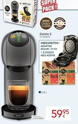 Genio S YY5895FD koffiemachine superpack