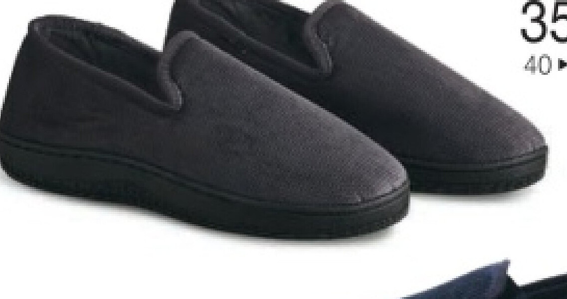 W. Pantoffel in fluweel