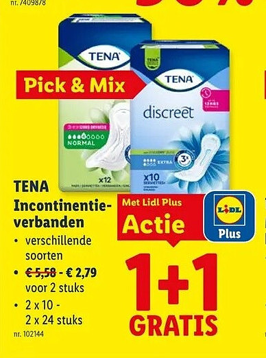 Incontinentieverbanden
