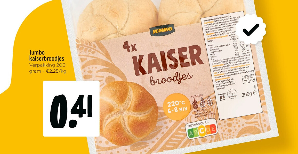 Jumbo kaiserbroodjes