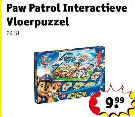 Paw Patrol Interactieve Vloerpuzzel