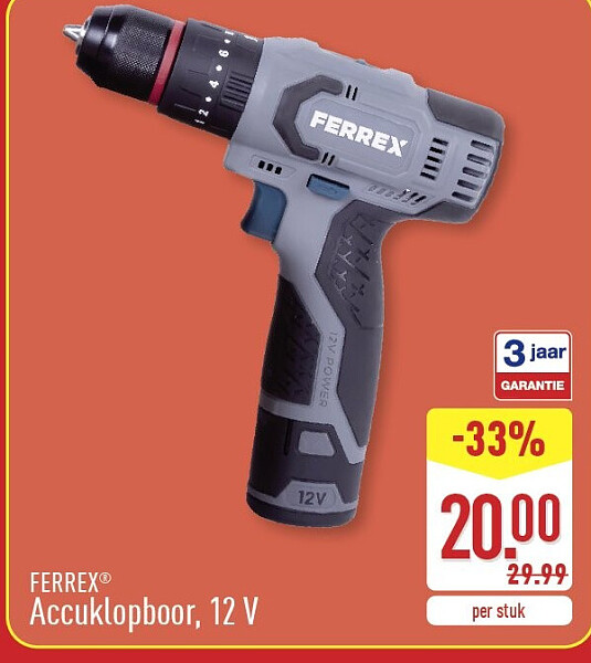 Accuklopboor, 12V