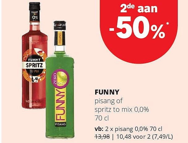 FUNNY pisang of spritz to mix 0,0% 70 cl