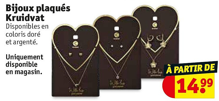 Bijoux plaqués Kruidvat
