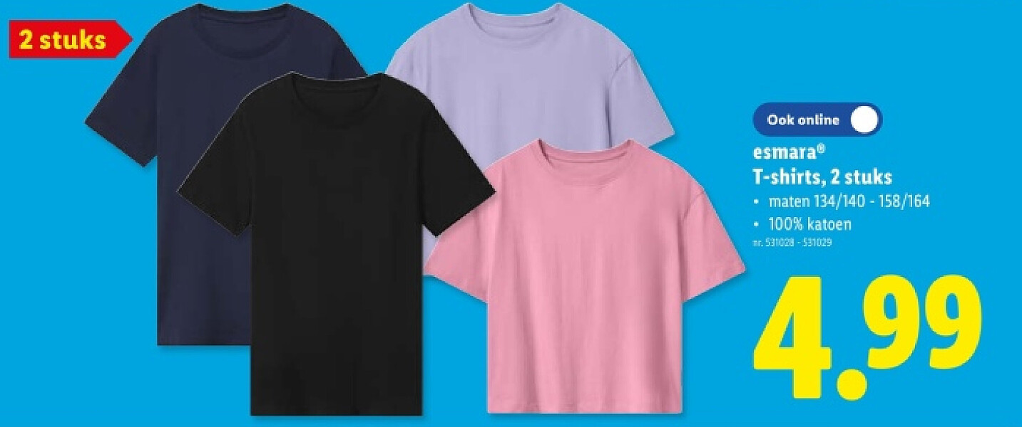 T-shirts, 2 stuks