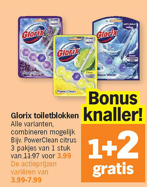 Glorix toiletblokken