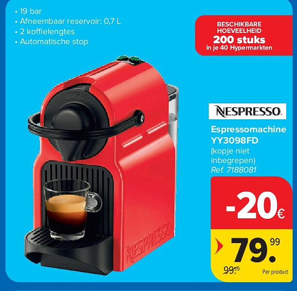 Espressomachine YY3098FD