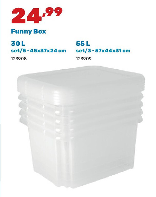 Funny Box 30 L set/5 • 45x37x24 cm
