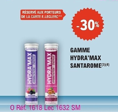 GAMME HYDRA'MAX SANTAROME(3)(4)