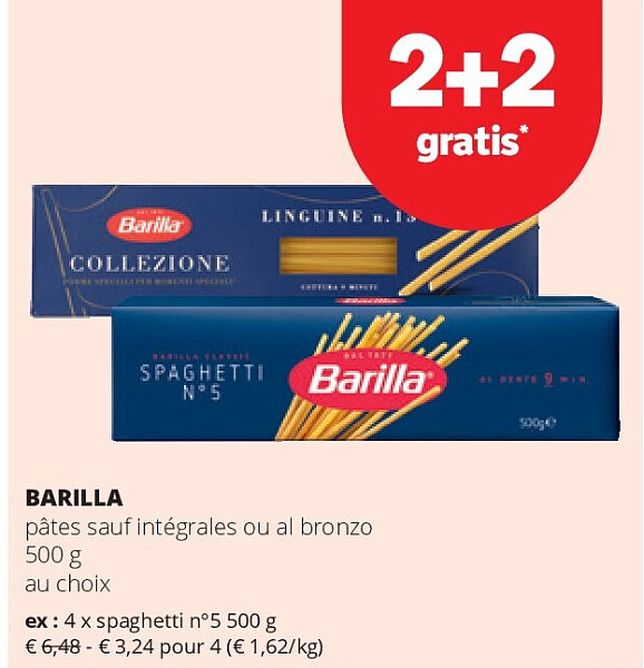 BARILLA spaghetti n°5 500 g