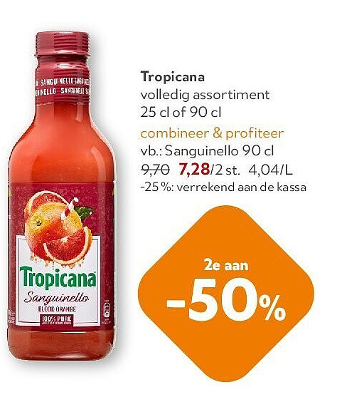 Tropicana Sanguinello 90 cl