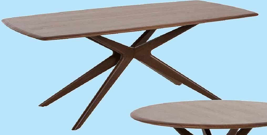 Eettafel Sicilië L200 cm, bruin
