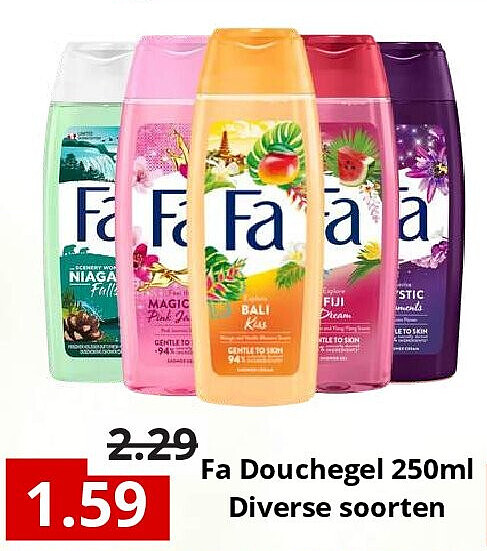 Fa Douchegel 250ml Diverse soorten