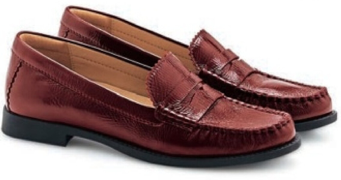 L. Gelakte mocassin
