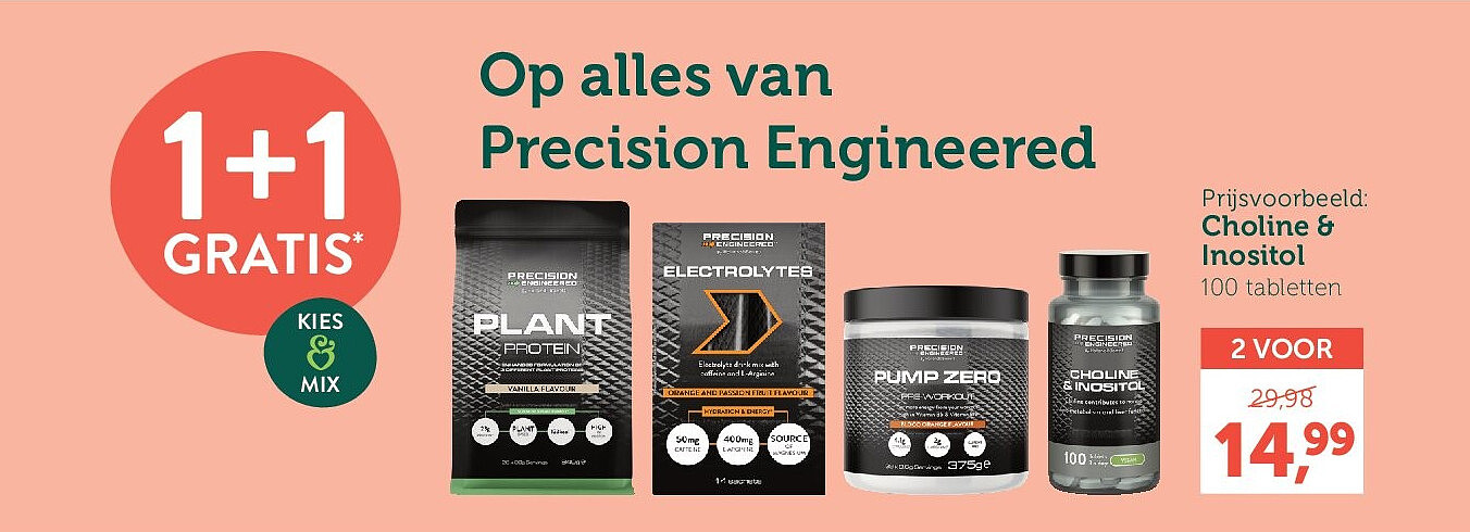 Prijsvoorbeeld: Choline & Inositol 100 tabletten