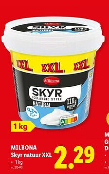 MILBONA Skyr natuur XXL