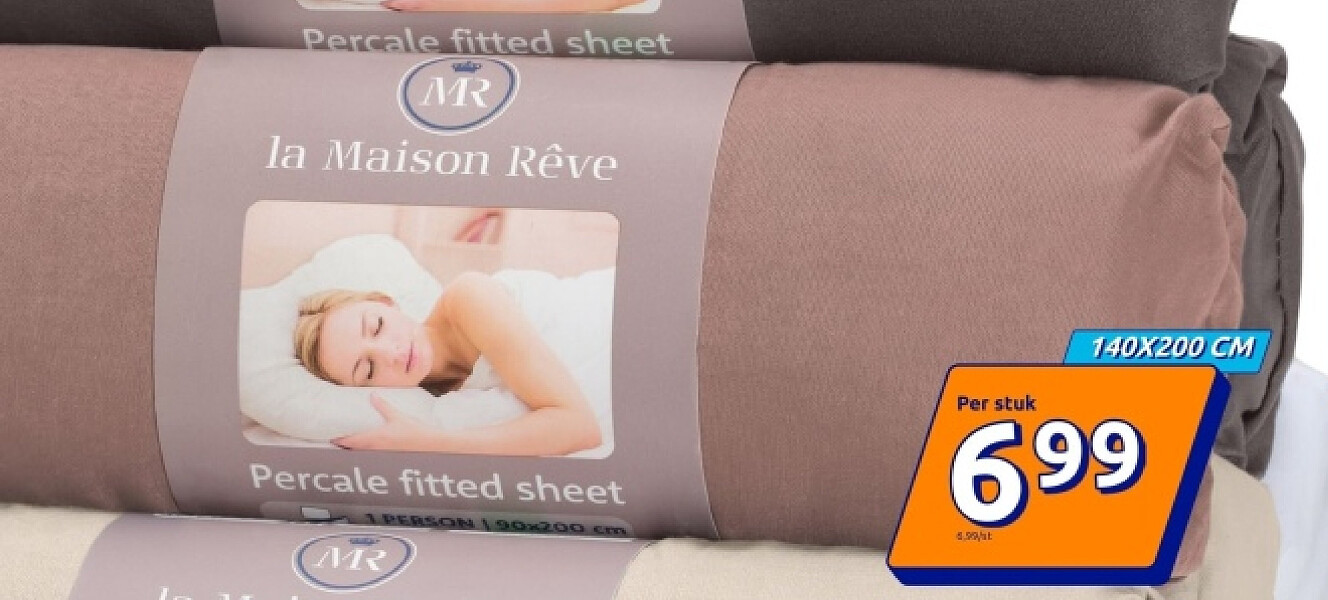 La Maison Rêve percale hoeslaken 140X200 СM