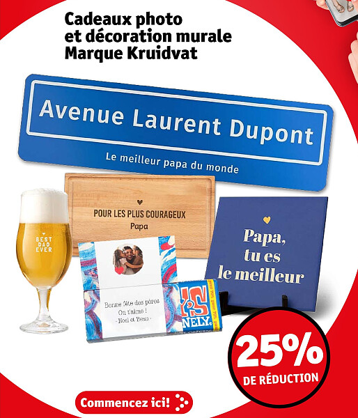Cadeaux photo et décoration murale Marque Kruidvat