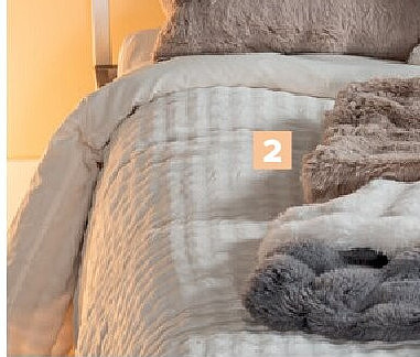 Flanellen dekbedovertrek + 1 sloop