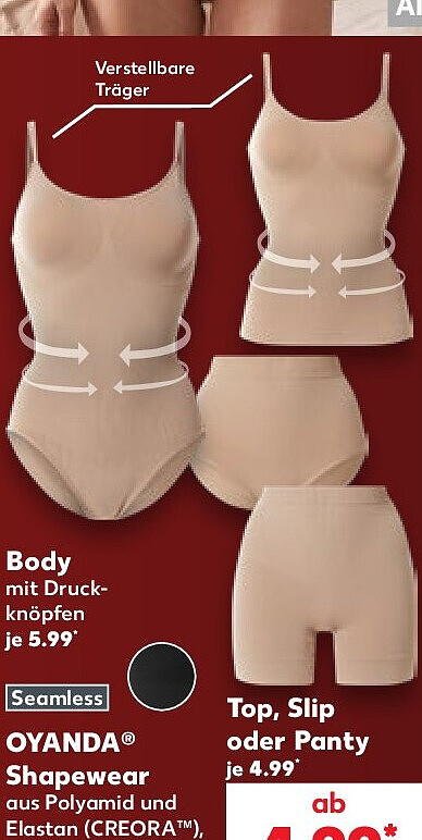 OYANDA® Shapewear Body