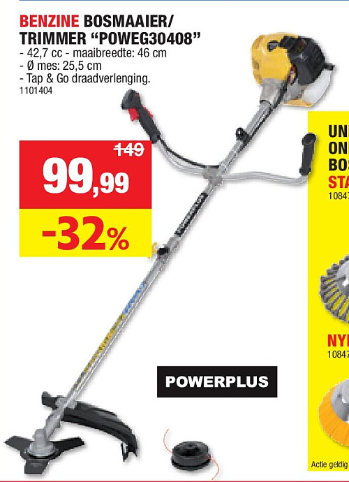 BENZINE BOSMAAIER/ TRIMMER “POWEG30408”