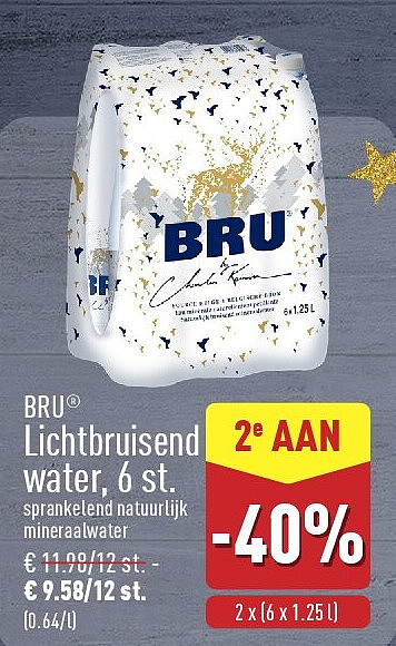 Lichtbruisend water, 6st.