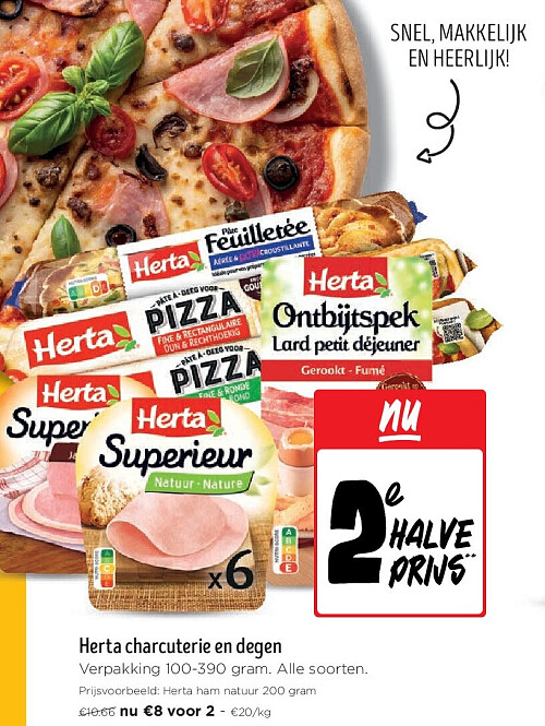 Herta charcuterie en degen