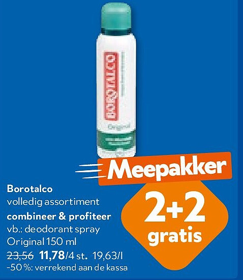 Borotalco deodorant spray Original 150 ml