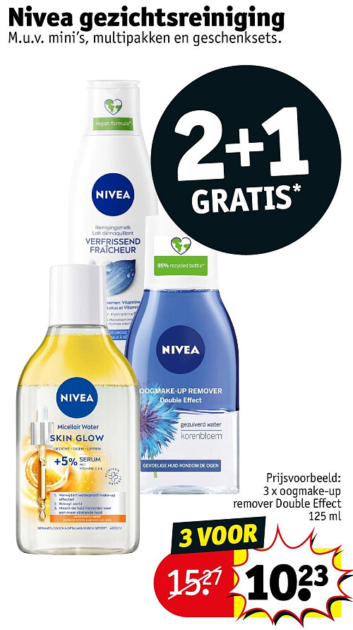 Nivea gezichtsreiniging 3 VOOR