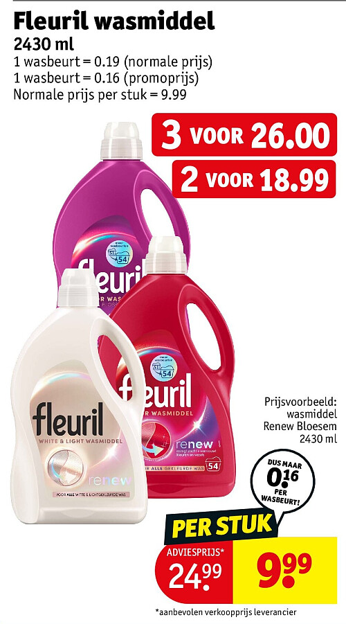 Fleuril wasmiddel