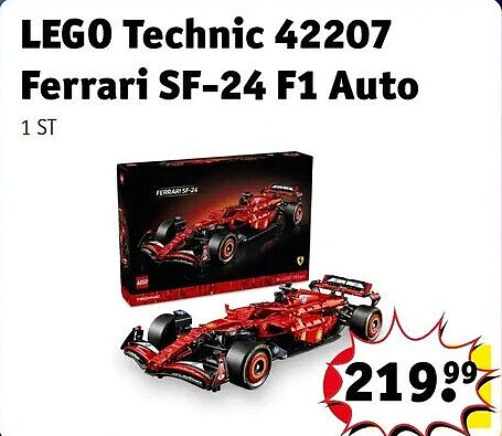 LEGO Technic 42207 Ferrari SF-24 F1 Auto