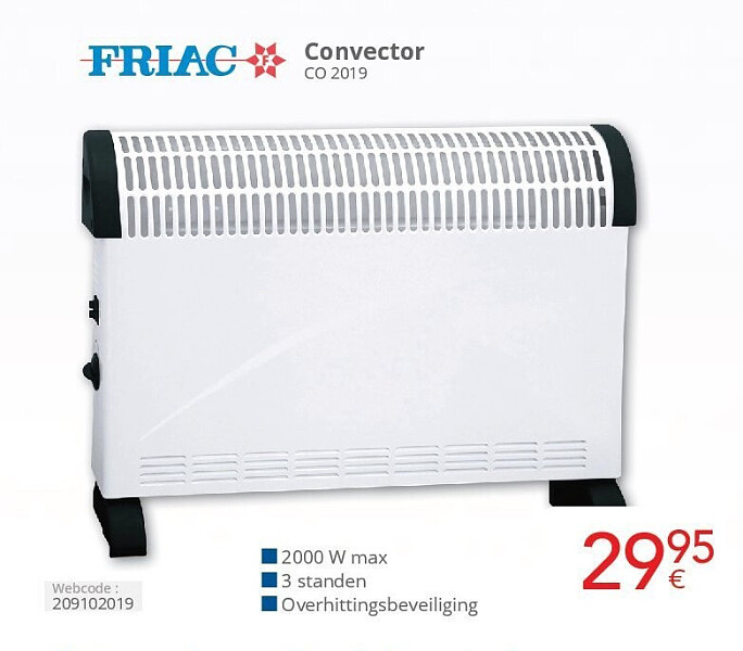 Friac Convector CO 2019